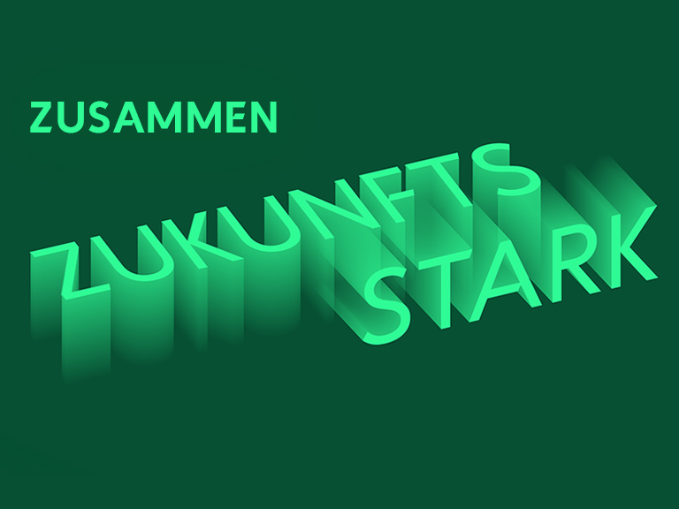 Abbildung des Textes: Zusammen zukunftsstark