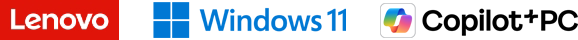 Logos Lenovo, Windows11, Copilot+PC