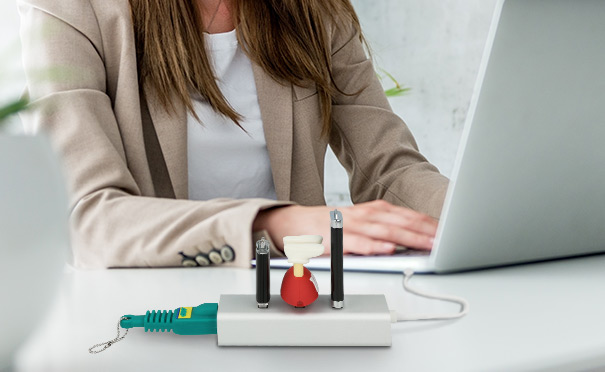Girl working | USB Sticks