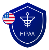 Abzeichen HIPAA