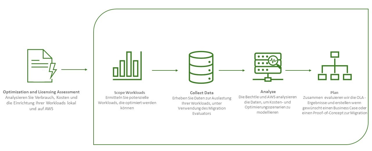 Optimisation and Licensing Assessment Infographic DE