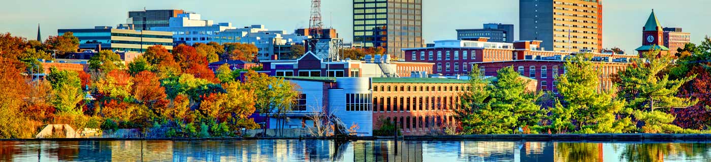 Buildings at waterfront