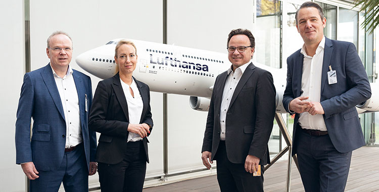 Flugzeug von Lufthansa