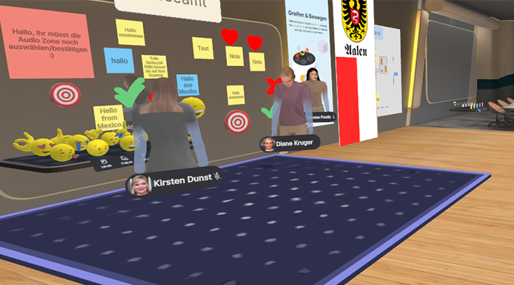Visualisation of VR glasses