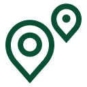 Multiple sites locations Icon