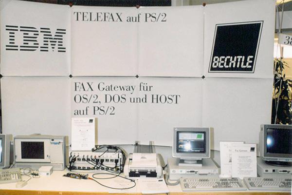 IBM Produkte bei Bechtle 1985