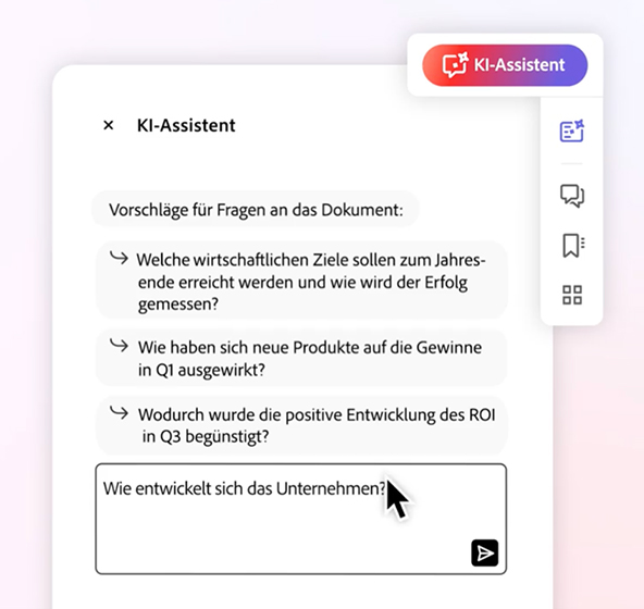 Adobe KI Assistent