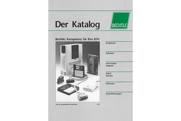  Cover des ersten Bechtle Katalogs