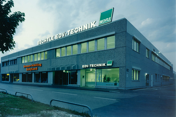 Bechtle Gebäude am Heilbronner Europaplatz 1989